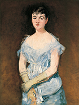 Portrait of Mademoiselle Isabelle Lemonier<br/>(Portrait de Mademoiselle Isabelle Lemonnier)Edouard Manet