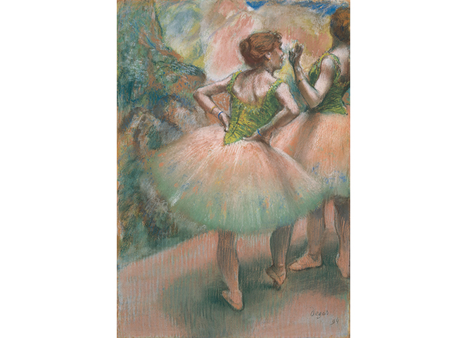 踊り子たち、ピンクと緑」エドガー・ドガ(1834-1917) | 山形美術館