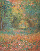 Undergrowth in Saint-German Forest<br/>(Sous-bois dans la forêt de Saint-Germain)Claude Monet