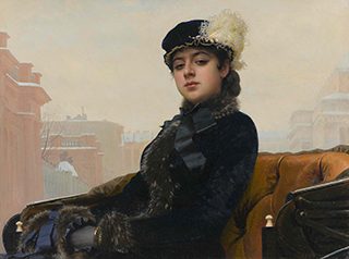 イワン・クラムスコイ《忘れえぬ女》1883年、油彩・キャンヴァス<br />
© The State Tretyakov Gallery