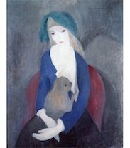 「帶著狗的女孩」瑪麗·羅蘭珊（1883-1956）